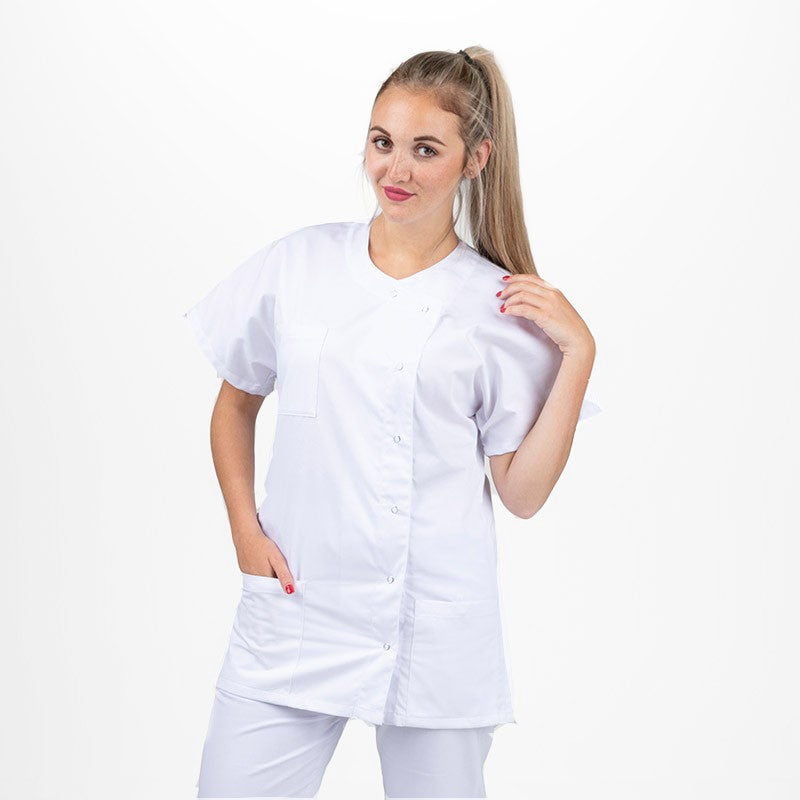 White Beautician Blouse