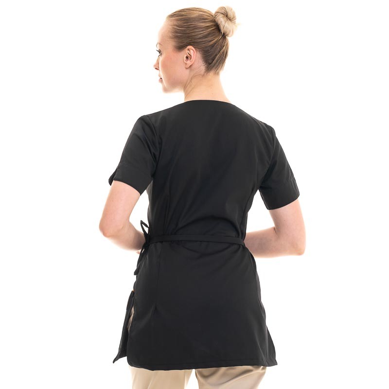 Women's Black Beautician Blouse