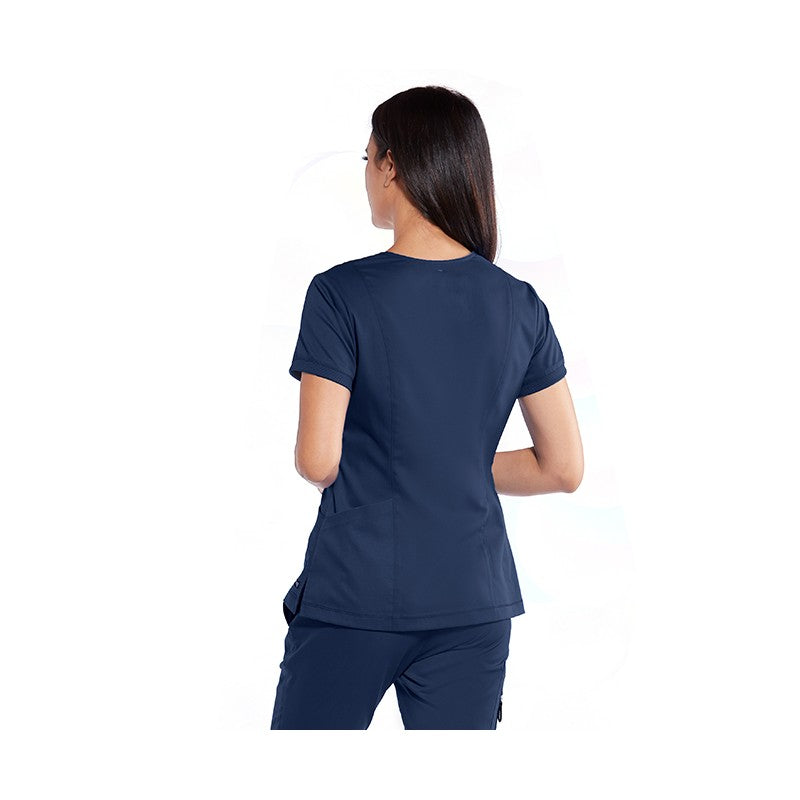 Women's Medical Tunic V-Neck Indigo - GREY