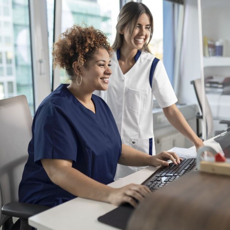 Women's Lightweight Short Sleeve Medical Blouse