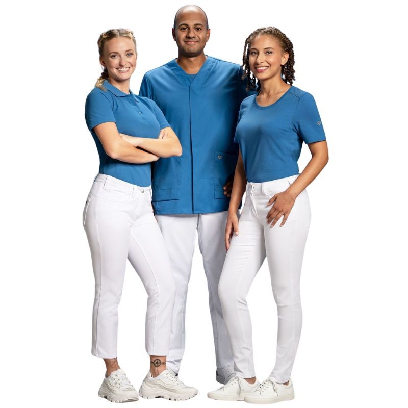 Unisex Lightweight Short Sleeve Medical Gown