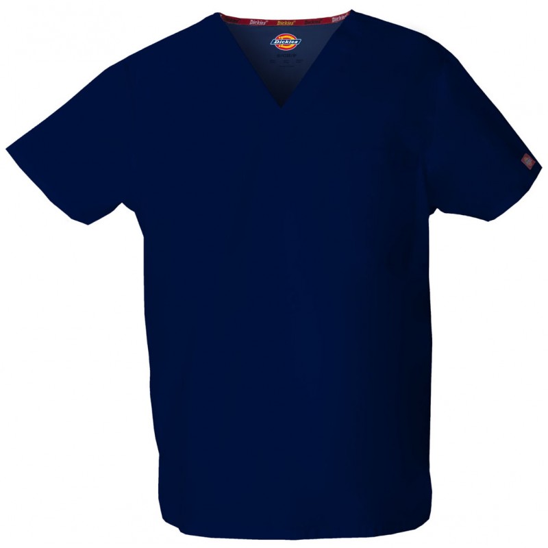 Unisex Short Sleeve Medical Tunic Blue - DICKIES MEDICAL