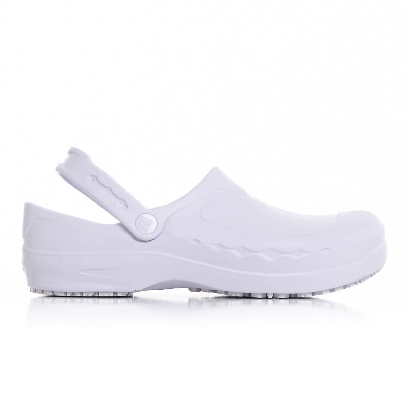Unisex Zinc Medical Clogs White