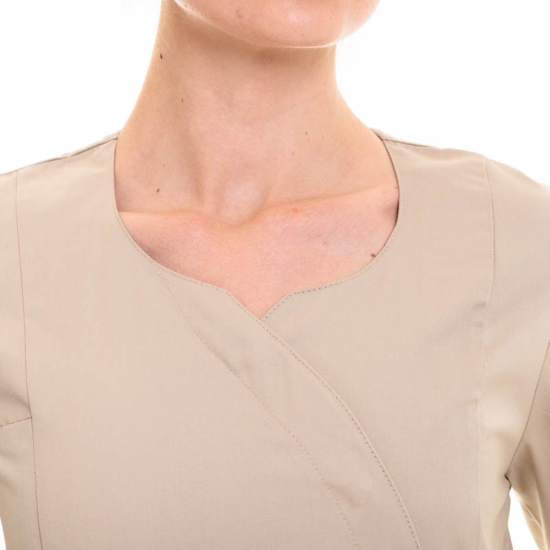 Women's Beige Beautician Tunic Faustine Model