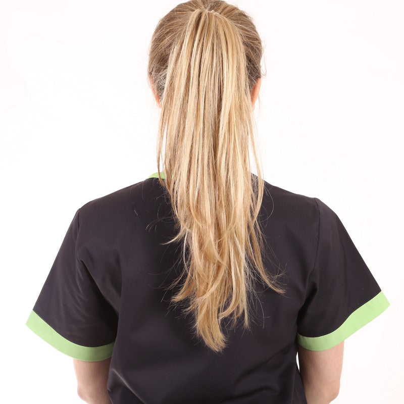 Women's Short Sleeve Blouse Lilee Charcoal Grey