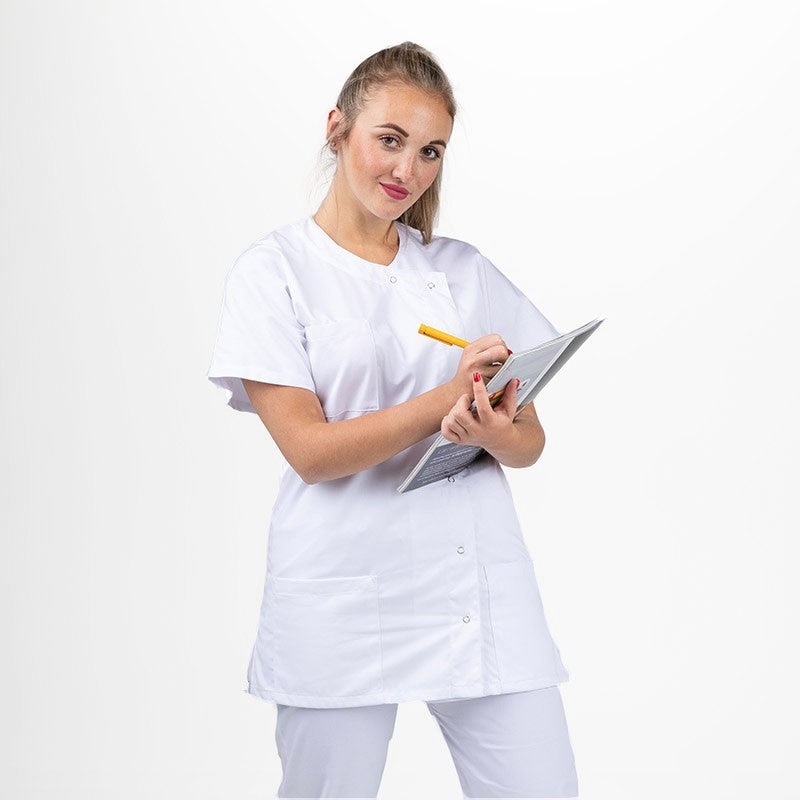 White Beautician Blouse 