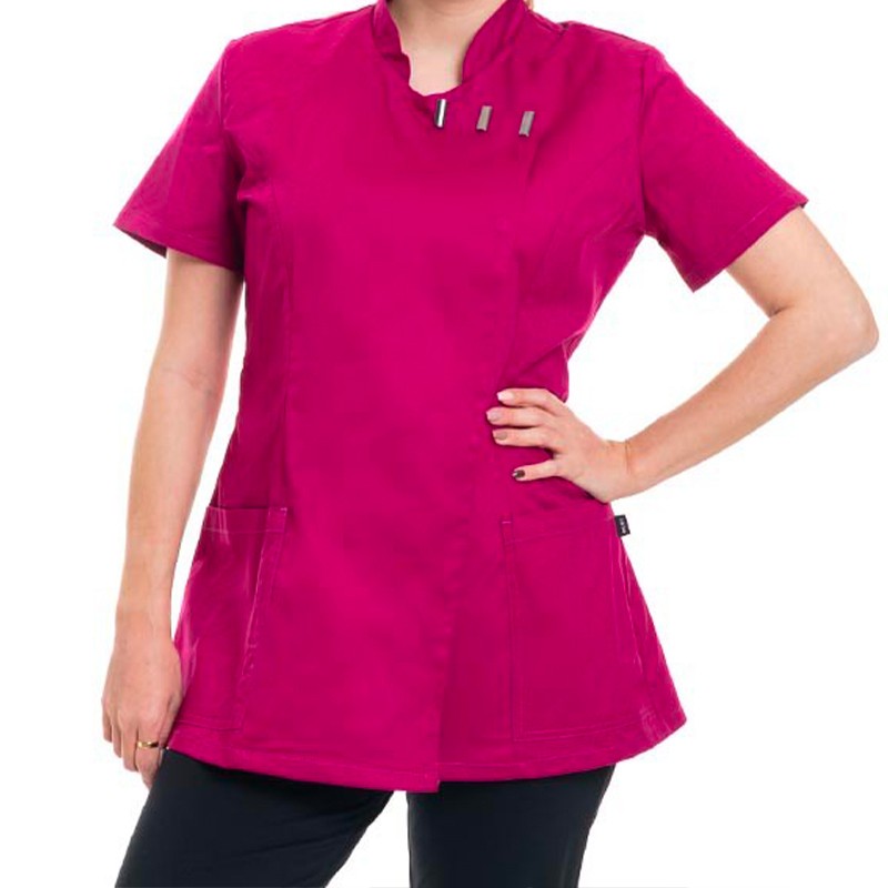 Women's Beautician Blouse Eva White Model