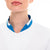 Women's Long Aesthetic Blouse White and Blue