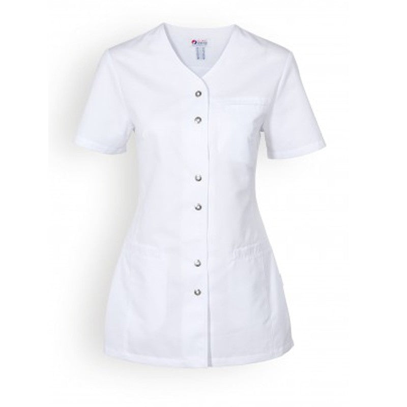 Women's Short Sleeve White Medical workwear 