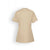 Women's Beige Medical and Aesthetic Blouse with Gray Trim