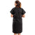 Valia Black Women's Work Blouse Washable at 60° 