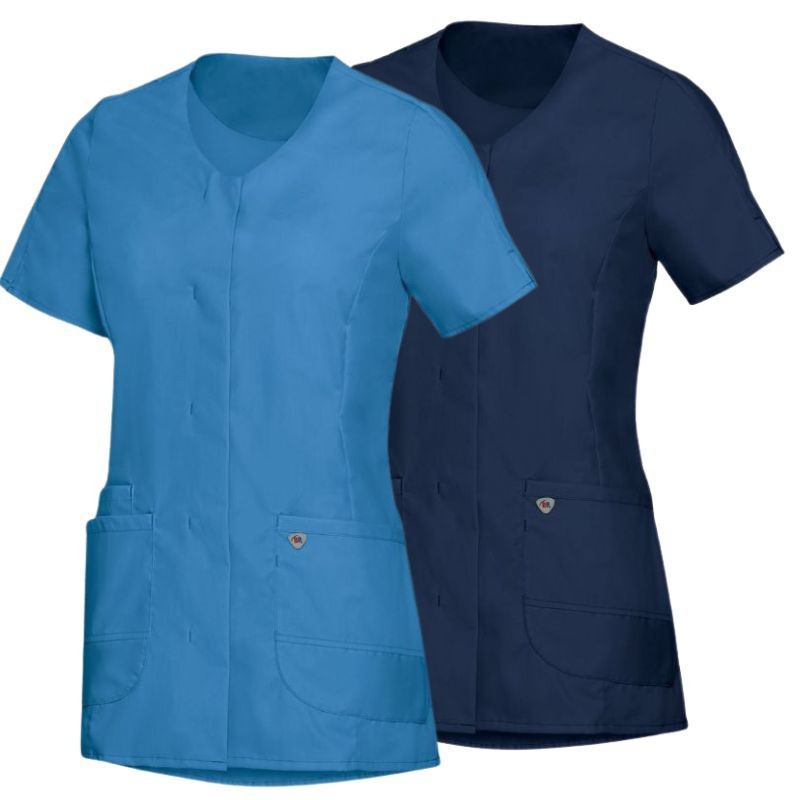 Women&#39;s Lightweight Short Sleeve Medical Blouse