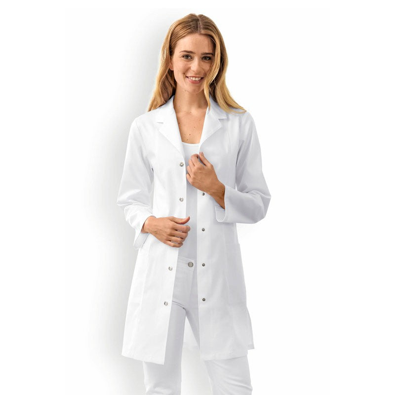 Women's Long Sleeve White Medical Blouse