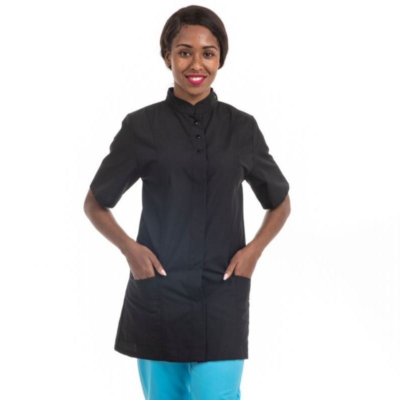 Kelly Black Beautician Blouse