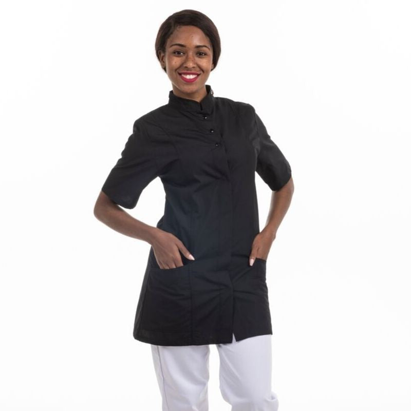 Kelly Black Beautician Blouse