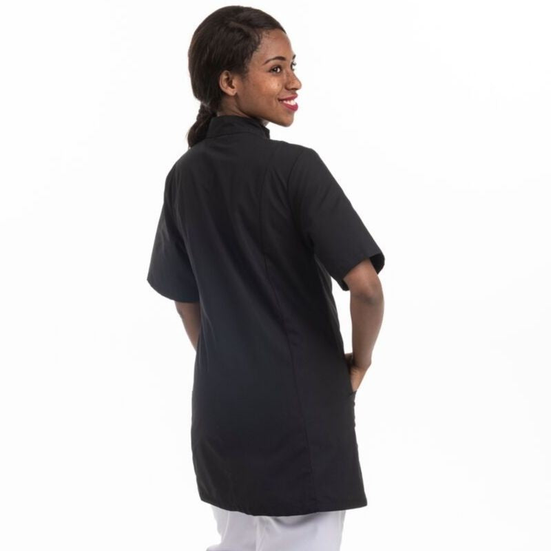 Kelly Black Beautician Blouse - MANELLI