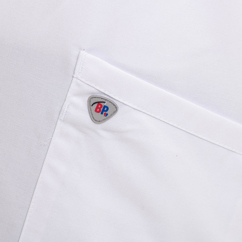 Unisex Stretch White Medical Blouse