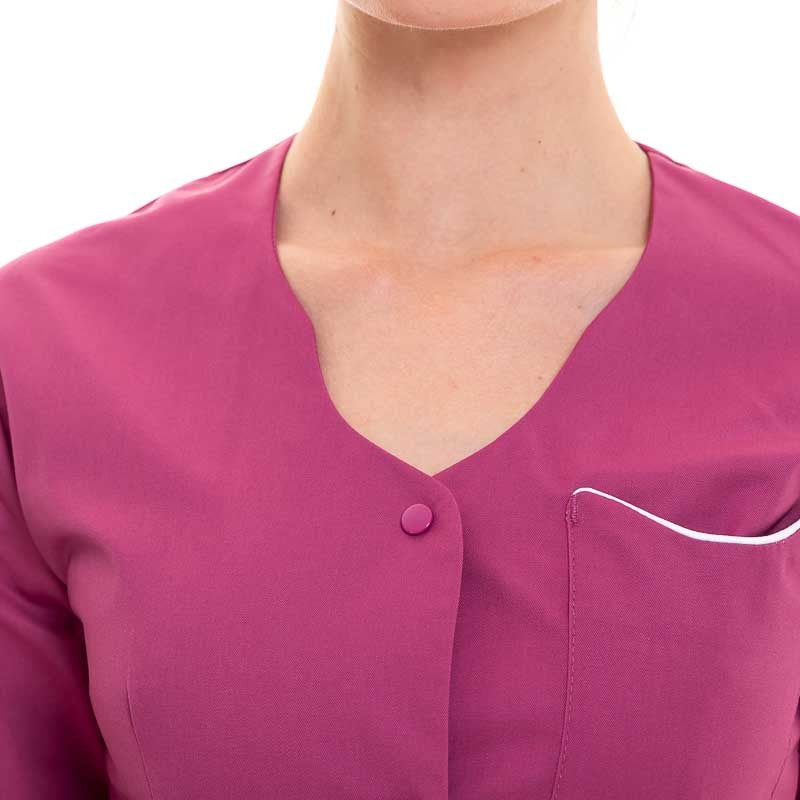 Housekeeping Staff Blouse with Convertible Sleeves 