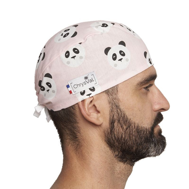 Unisex Short Medical Cap 100% Cotton with Patterns 