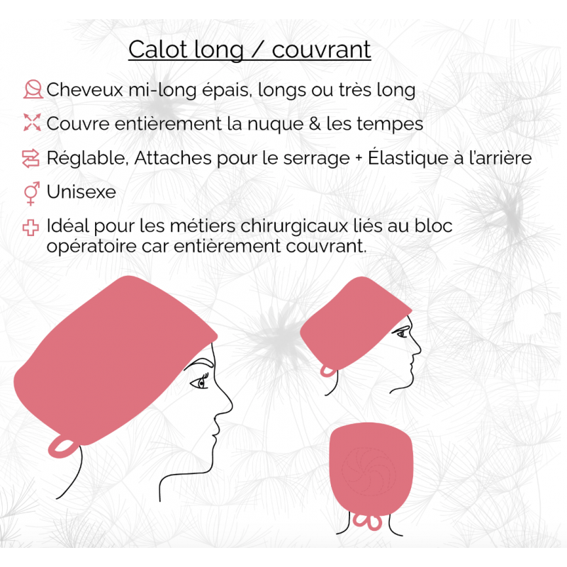 Unisex Medical Cap Covering 100% Cotton with Patterns