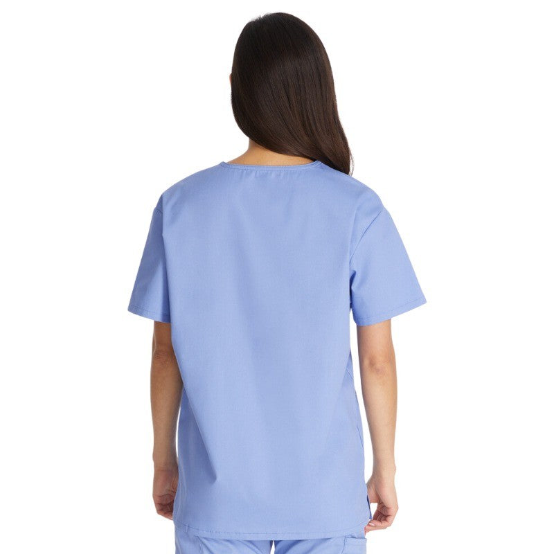Unisex Short Sleeve Medical Tunic Blue - DICKIES MEDICAL