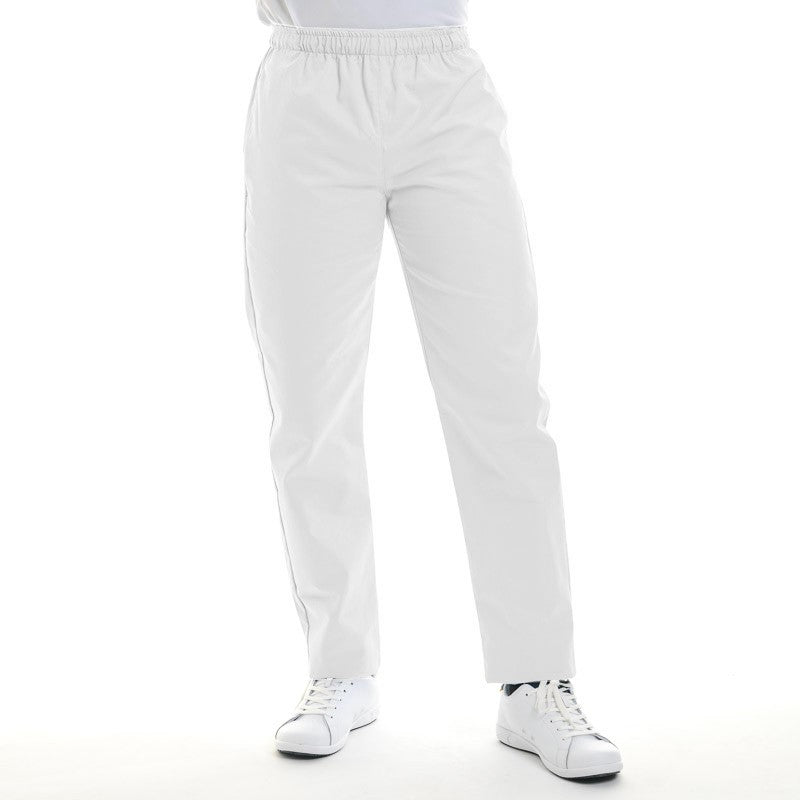 Unisex Plus Size White Medical Pants