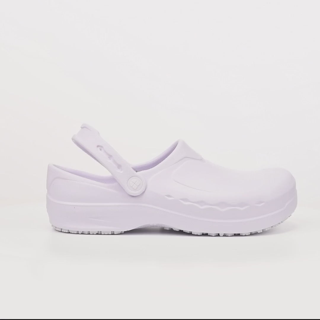 Unisex Zinc Medical Clogs White