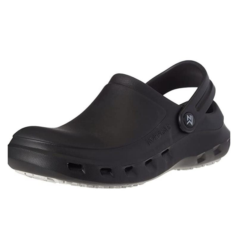 Unisex Black Lightweight Non-Slip Medical Clog 