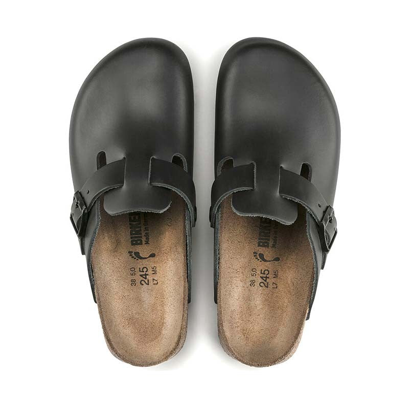 Black Mixed Grip Work Clog 