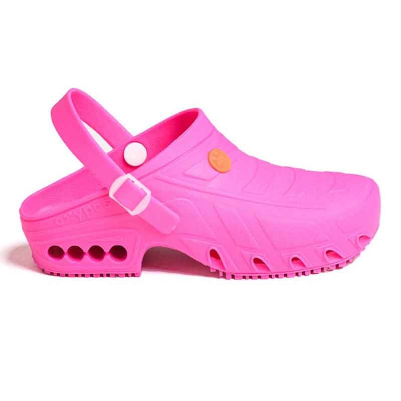 Oxyclog Women's Pink Medical Clog Washable at 90°