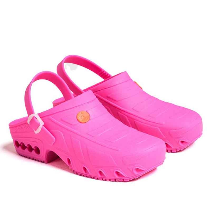 Oxyclog Women's Pink Medical Clog Washable at 90°