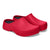 Fusion Red Medical Clog with Non-Slip Soles