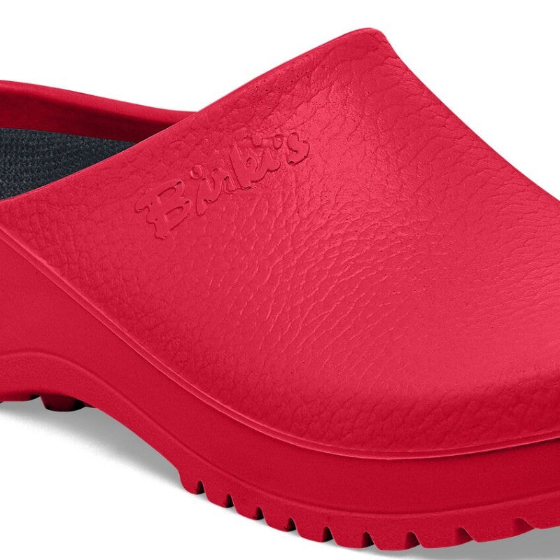 Fusion Red Medical Clog with Non-Slip Soles