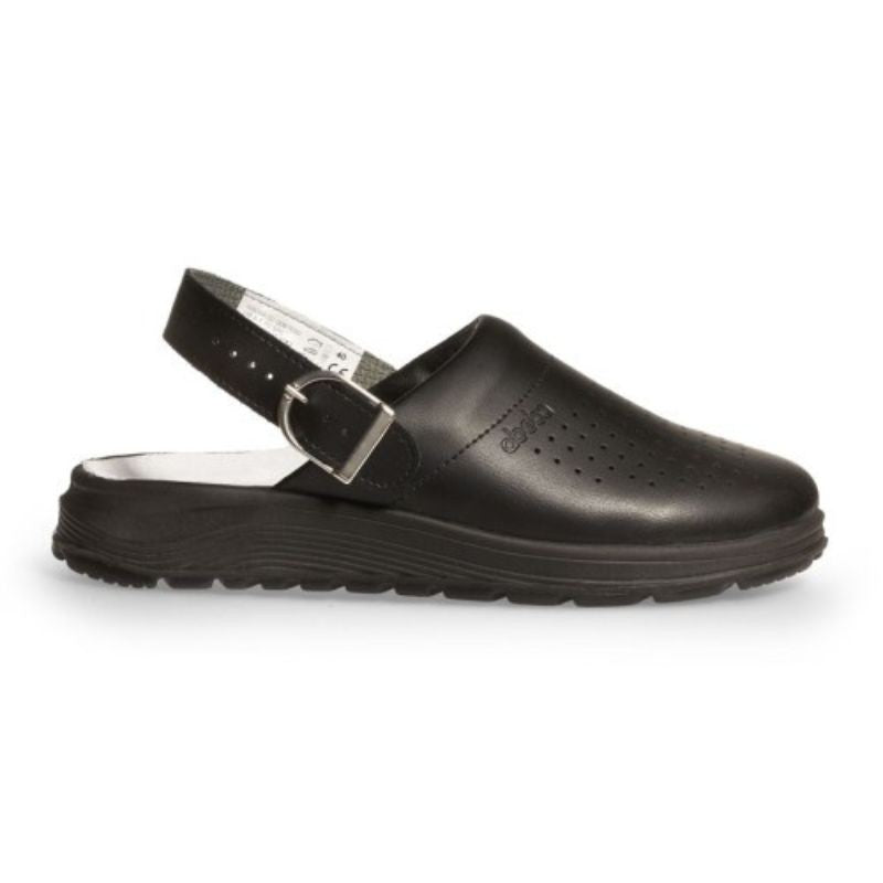 Unisex Black Perforated Medical Clog 