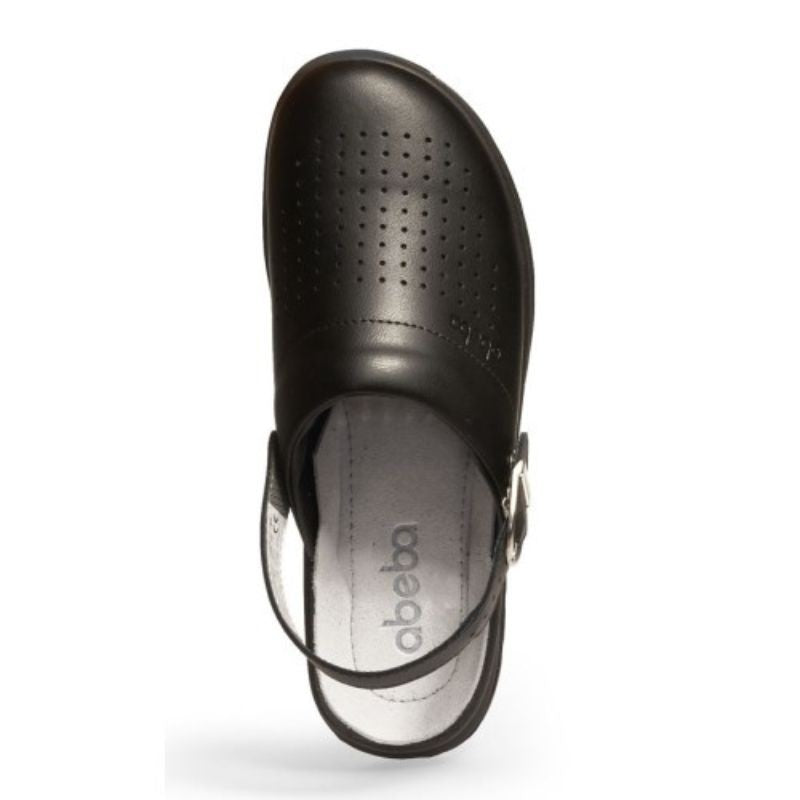 Unisex Black Perforated Medical Clog 