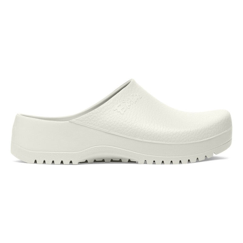 Super Birki Fusion White Non-Slip Work Clogs