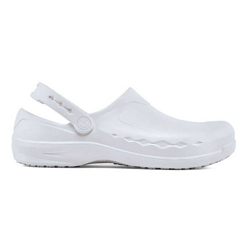 Unisex Zinc Medical Clogs White