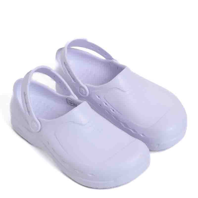 Unisex Zinc Medical Clogs White