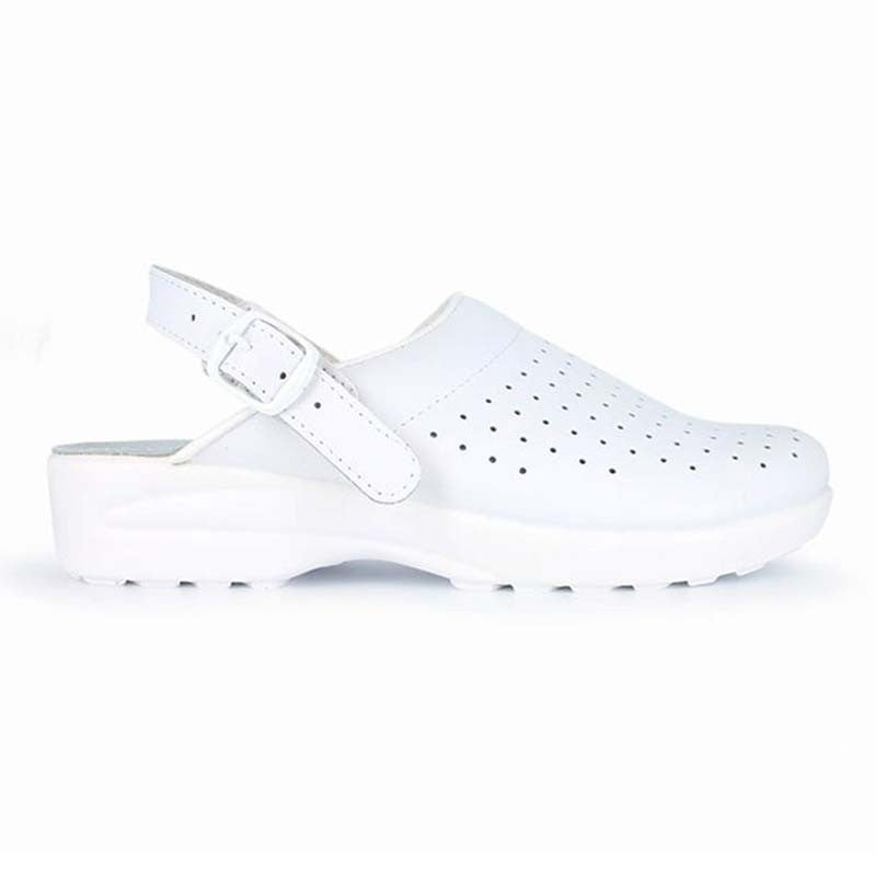 Bora White Medical Clogs with Vents - NORDWAYS