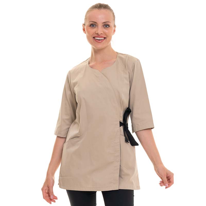 Women's Beige Beautician Tunic Faustine Model