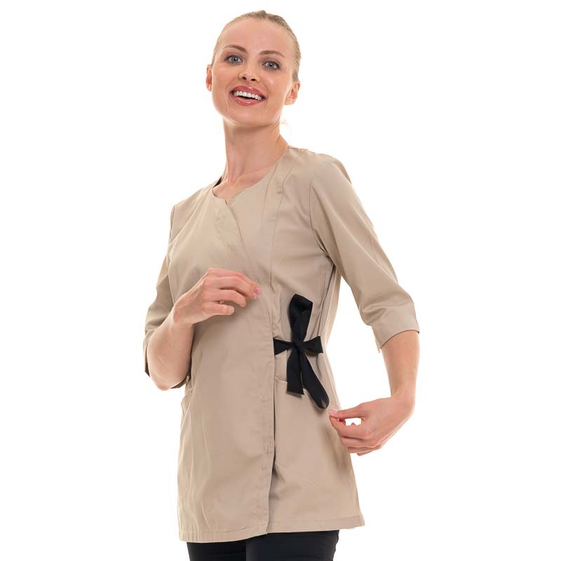Women's Beige Beautician Tunic Faustine Model