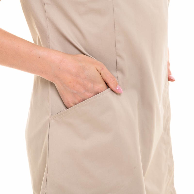 Women's Beige Beautician Tunic Faustine Model