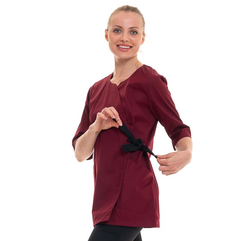 Women's Bordeaux Beautician Tunic 