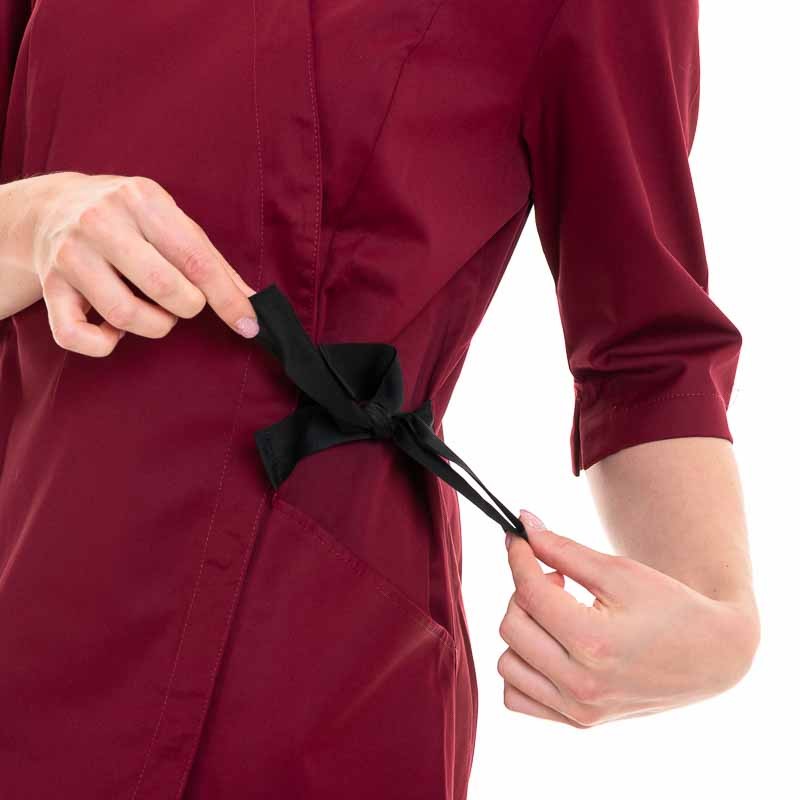 Women's Bordeaux Beautician Tunic 