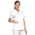 Unisex Medical Tunic Short Sleeves White V-Neck - DICKIES MEDICAL