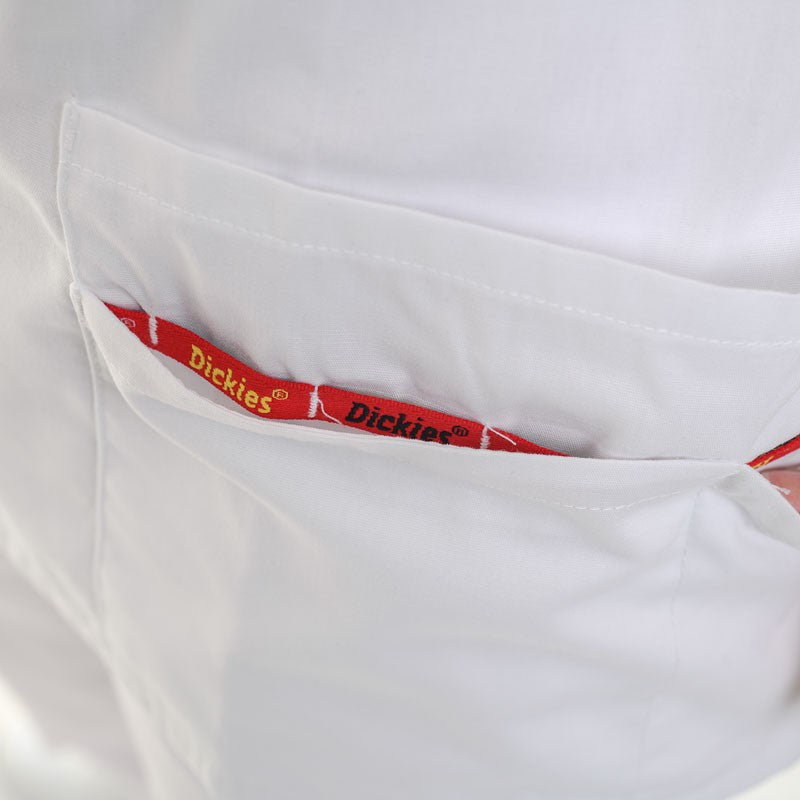 Women's Medical Tunic Short Sleeve V-Neck White