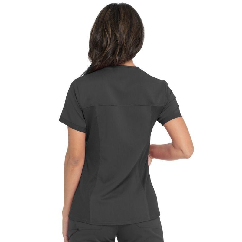 Women's V-Neck Medical Tunic Grey