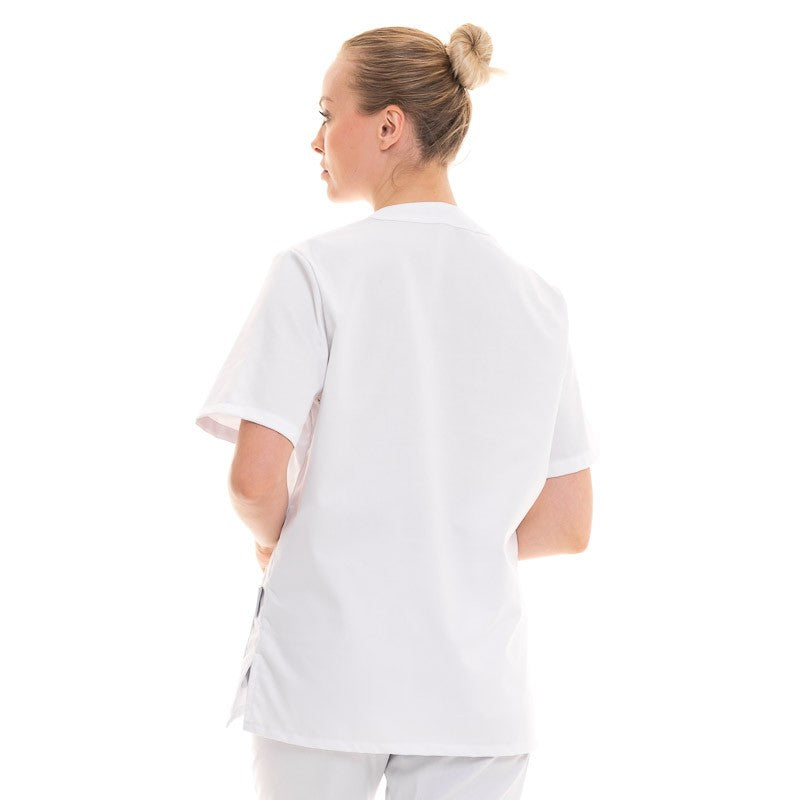 Unisex Medical Tunic Frog Pattern V-Neck Washable at 75° 