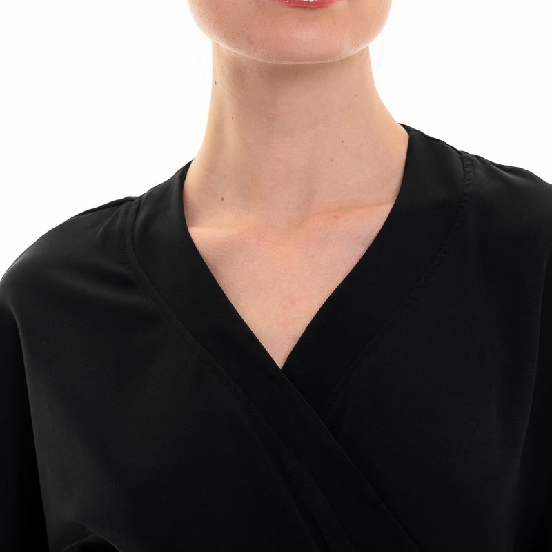Women's Aesthetic Tunic Black Kimono