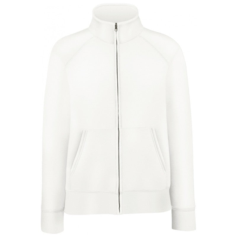 Women's White or Black Zipped Work Jacket